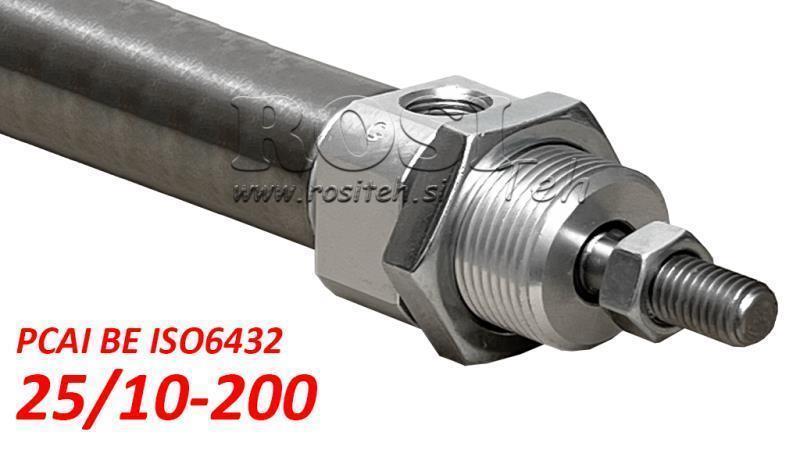 PNEUMATISK CYLINDER PCAI 25/10-200 BE ISO6432