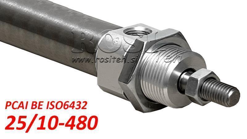 PNEUMATISK CYLINDER PCAI 25/10-480 BE ISO6432