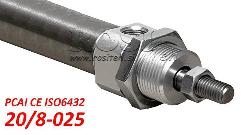 PNEVMATSKI CILINDER PCAI 20/8-025 CE ISO6432
