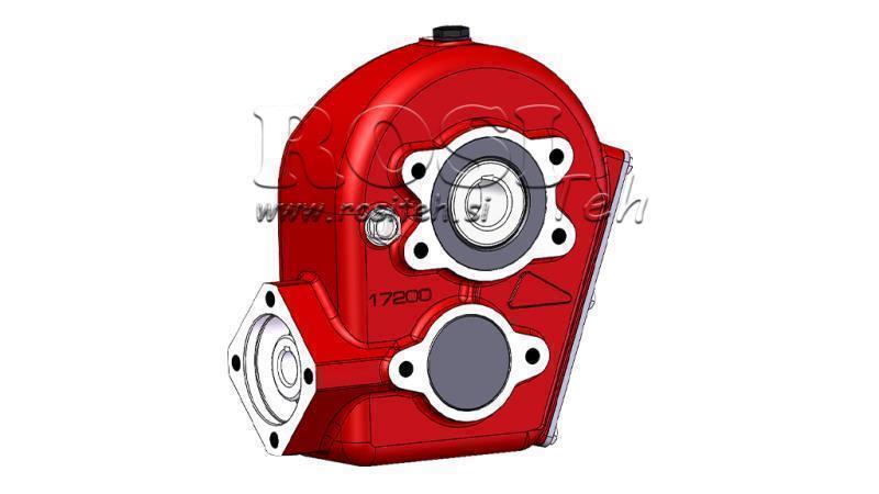 RIDUTTORE - MOLTIPLICATORE RT210 PER MOTORE IDRAULICO MP/MR/MS relazioni 16,4:1