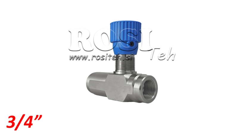REGULADOR DE FLUXO VRFU 3/4 UNIDIRECIONAL 