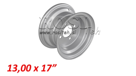 13,00X17 - ET0 FELGE JANTSA 6 SCHRAUBEN