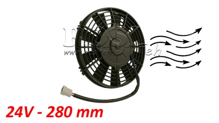 АКСИАЛЕН ВЕНТИЛАТОР 280MM ВЛАЧЕН 24V