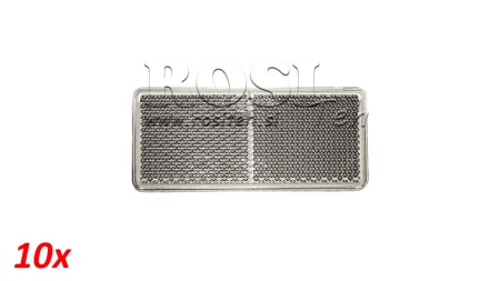 RISTKÜLGLIK REFLEKTOR VALGE 105X48 (10TK)