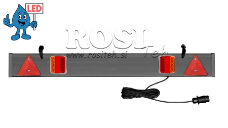 KOMPLETNÍ SADA LED SVĚTEL PRO PŘÍVĚS 12/24V