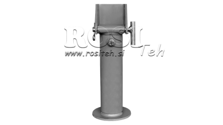 HYDRAULIKSTÜTZBEIN-EINMALWIRKEND 6 TON 250mm