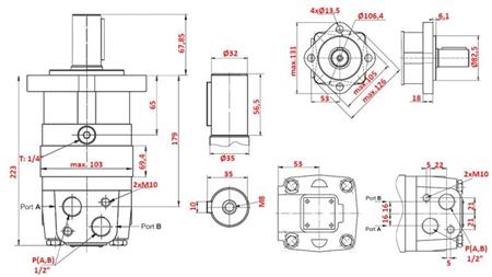 MOTORE IDRAULICO MS 400