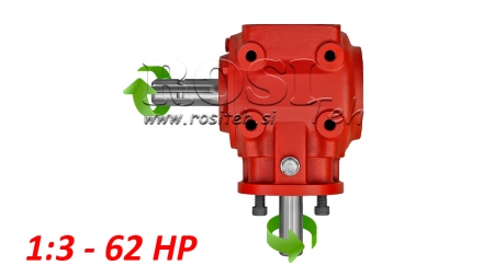 KUTNI REDUKTOR T-313J 1:3 (62HP-45,6kW)