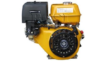 gasoline engine EG4-420cc-9,6kW-13,1HP-3.600rpm-H-KW25x88.5-hand start