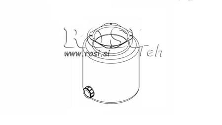 METALLRESERVOIR ROLL PP 6 LITER HORIZONTAL-VERTIKAL