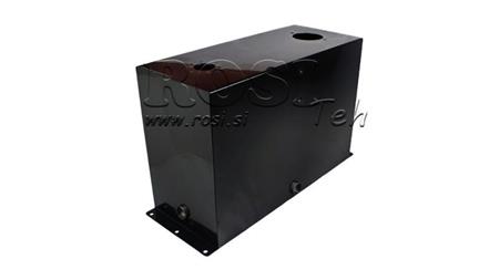 METALLRESERVOIR 45 LITER WÜRFEL 400x250x635mm VORBEREITUNG FÜR RÜCKFILTER