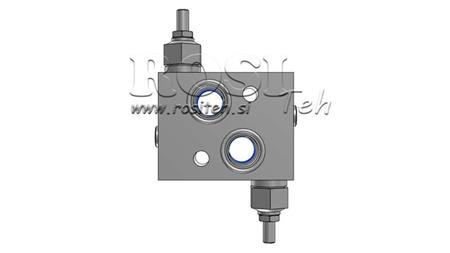 RÉGULATEUR DE PRESSION HYDRAULIQUE 30-210 BAR POUR MOTEUR HYDRAULIQUE MS