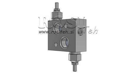 RÉGULATEUR DE PRESSION HYDRAULIQUE 30-210 BAR POUR MOTEUR HYDRAULIQUE MS