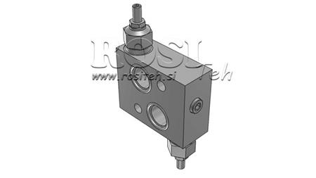 RÉGULATEUR DE PRESSION HYDRAULIQUE 30-210 BAR POUR MOTEUR HYDRAULIQUE MS