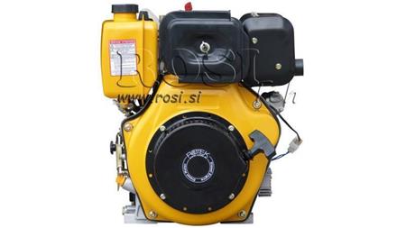 DIESELMOTOR 418cc-7,83kW-10,65HP-3.600 U/min-E-KW30x63-elektro start