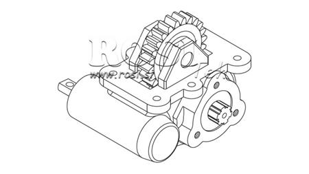 AZIONAMENTO PER LA POMPA IDRAULICA - IVECO 2828 MECHANIC