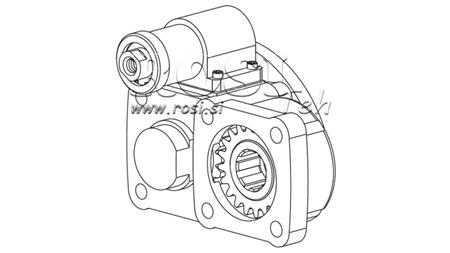 NEBENANTRIEB FÜR HYDRAULIKPUMPE - VOLVO R6-2