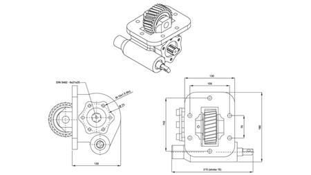 MITAT HYDRAULISELLE PUMPULLE - ISUZU MOY CR VACUUM