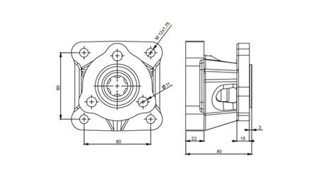 3X4 ADAPTER ZA KLIPNU PUMPU