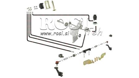 HYDRAULISK STYRNING HYDROSTATISK SET URSUS C360 (PUMP PÅ PTO) - FRAMCYLINDER