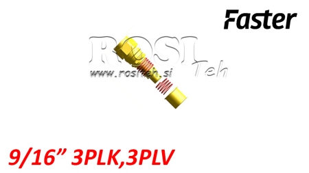 RÝCHLOUPÍNACIA SPOJKA ŽENSKÁ PRE MULTI-FASTER 9/16 3PLK 3PLV PEVNÁ ČASŤ
