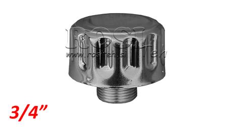 METALL PÅFØRINGSDEKSEL MED VENTIL 3/4''