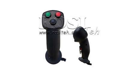 REMOTE LEVER ROSI JOYSTICK - 3 BUTTONS + BUTTON