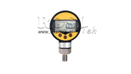 DIGITALNI MANOMETER DN63 VERTICAL 0 - 600 BAR - 1/4