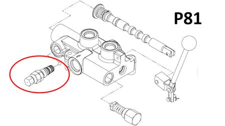 NYOMÁS KISZABADÍTÓ TÜSZE P81 SZELEP