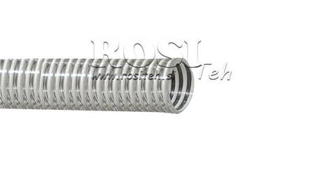 PVC SUKTSLANG MED SPIRAL 20mm - max. 8Bar