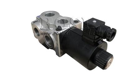 6-veidu vārsts 3/4 (6/2) 12V - 140lit