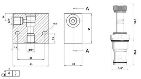 2 PUTNI VENTIL 3/8 (NC) 12V - 40lit