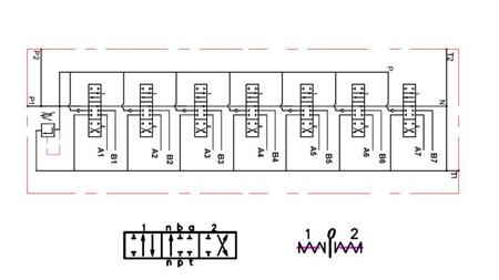 HIDRAULIČNI VENTIL 7xPC70 + 2X JOYSTIC