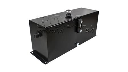 METALLTANK 25 LITER WÜRFEL 260x170x600mm KOMPLETT MIT AUSRÜSTUNG