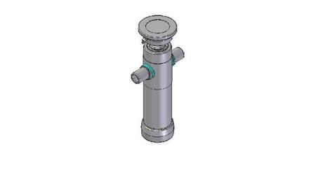 2020S - CILINDRO TELESCOPICO STANDARD / BALL 2 STADI CORSO 455 DIAMETRO 80