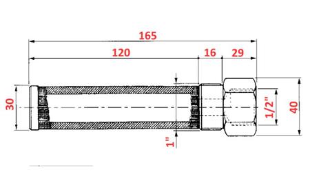 HIDRAULIKUS CSŐ SZŰRŐ 250u 1/2 - 1