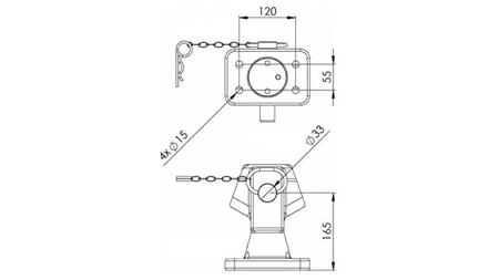 ANHÄNGERKUPPLUNG HALBKREIS-IGM-GA276-C