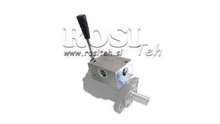 MANUELE KLEP VOOR HYDROMOTOR MP-MR-MH GESLOTEN CENTRUM - 50lit