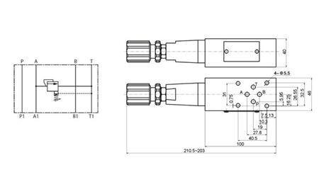 SICUREZZA VALVOLA CETOP 3 (A) 15-315 BAR