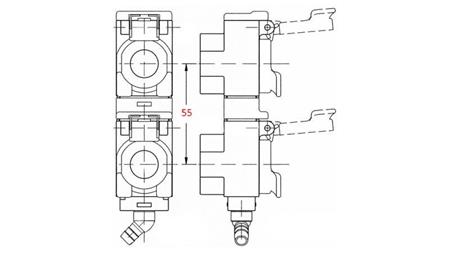 OIL CATCHER TARVP TRACTOR FAST COUPLERS 55mm