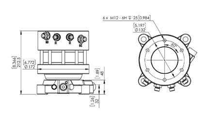 14046 - HIDRAVLIČNI ROTATOR CR400 - 4500/2500 DVOJNA PRIROBNICA
