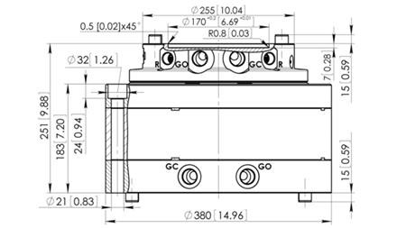 HYDRAULISK ROTATOR CPR14-01 55000/14000 KG