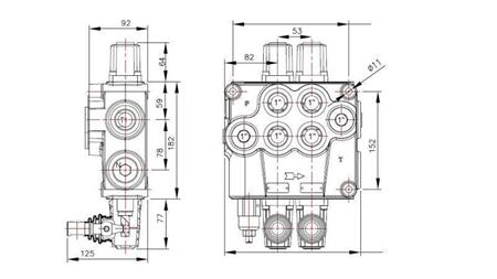 HYDRAULIKVENTIL 2xP120