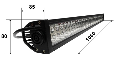LED RADNA SVJETLOST - SVJETLOST 80 LED 240W 12V-24V KOMBO 106CM MEGA
