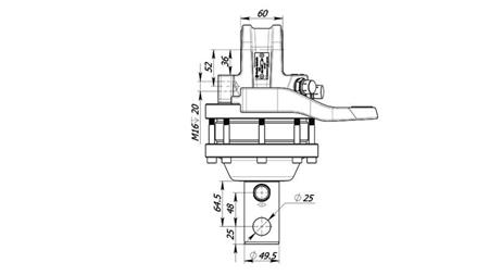 HIDRAVLIČNI ROTATOR 3000/1500 KG Z OSJO