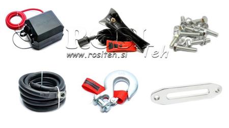 12 V ELEKTRISCHER WINSCH DWM 13000 HD - 5897 kg - SYNTHETISCHES SEIL