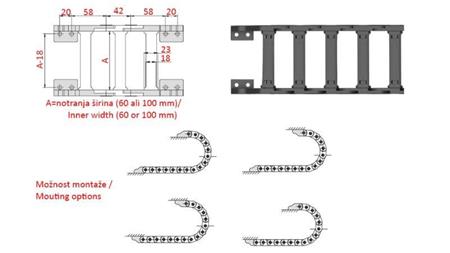 ENDE ELEMENT FOR KJEDE CK25a