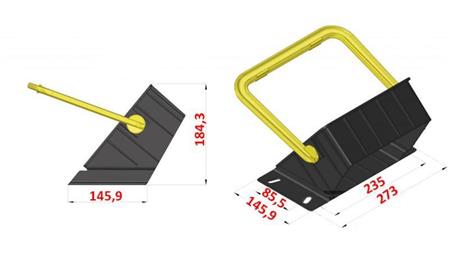 NOSILEC ZA PLASTIČNO ZAGOZDO DIN 76051/E53 6.500 Kg
