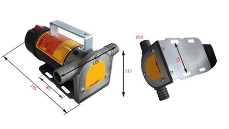 BOMBA ELÉTRICA 12V DC -1- 50 lit/min (3000 l/h)