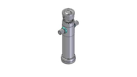 3023S -TELESKOPZYLINDER STANDARD/KUGEL 2 STUFEN HUB 695 DURCHMESSER 95